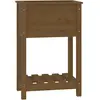 vidaXL Jardinière avec étagère Marron miel 54x34,5x81 cm Bois de pin