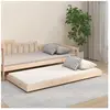 Vidaxl - Cadre de lit sans matelas 75x190 cm bois de pin massif