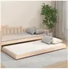 vidaXL Cadre de lit 80x200 cm Bois de pin massif