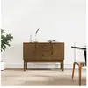 vidaXL Buffet Marron miel 110x40x78 cm Bois massif de pin