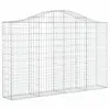 vidaXL Panier de gabions arqué 200x30x120/140 cm Fer galvanisé