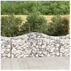vidaXL Panier de gabions arqué 200x50x80/100 cm Fer galvanisé