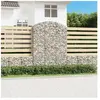 vidaXL Panier de gabions arqué 150x50x200/220 cm Fer galvanisé