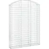 vidaXL Panier de gabions arqué 150x30x200/220 cm Fer galvanisé