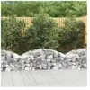 vidaXL Panier de gabions arqué 150x50x40/60 cm Fer galvanisé