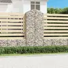 vidaXL Panier de gabions arqué 100x50x220/240 cm Fer galvanisé