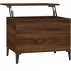 vidaXL Table basse Chêne marron 60x44,5x45 cm Bois d'ingénierie