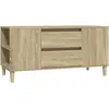 vidaXL Meuble TV Chêne sonoma 102x44,5x50 cm Bois d'ingénierie