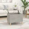 vidaXL Table basse Gris béton 60x44,5x45 cm Bois d'ingénierie