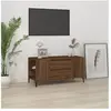 vidaXL Meuble TV Chêne marron 102x44,5x50 cm Bois d'ingénierie