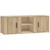 Meuble TV Chêne sonoma 100x31,5x35 cm Bois d'ingénierie