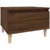 vidaXL Table d'appoint Chêne marron 50x46x35 cm Bois d'ingénierie