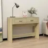 vidaXL Table console Chêne sonoma 100x39x75 cm Bois d'ingénierie