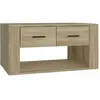 vidaXL Vidaxl Table Basse Chêne Sonoma 80x50x40 Cm Bois D'ingénierie