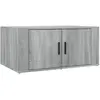 vidaXL Table basse Sonoma gris 80x50x36 cm Bois d'ingénierie