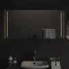 vidaXL miroir de salle de bain LED 50x100 cm