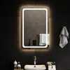 vidaXL Miroir de salle de bain à LED 60x90 cm