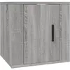 vidaXL Meuble TV mural Sonoma gris 40x34,5x40 cm