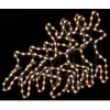 vidaXL Rennes de Noël avec LED 3 pcs Blanc chaud 57x55x4,5 cm