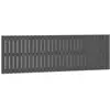 vidaXL Tête de lit murale Gris 185x3x60 cm Bois massif de pin