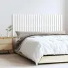 vidaXL Tête de lit murale Blanc 147x3x60 cm Bois massif de pin