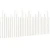 vidaXL Tête de lit murale Blanc 185x3x80 cm Bois massif de pin