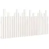 824809 vidaXL Tête de lit murale Blanc 166x3x80 cm Bois massif de pin