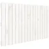 vidaXL Tête de lit murale Blanc 108x3x60 cm Bois massif de pin