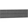 vidaXL Tête de lit murale Gris 204x3x60 cm Bois massif de pin