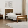 vidaXL Tête de lit murale Marron miel 95,5x3x60 cm Bois massif de pin