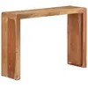 vidaXL Vidaxl Table Console 110x30x76 Cm Bois Massif D'acacia