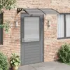 vidaXL Auvent de porte Noir 150x100 cm Polycarbonate