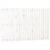 vidaXL Tête de lit murale Blanc 140x3x90 cm Bois massif de pin