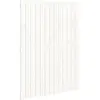 vidaXL Tête de lit murale Blanc 82,5x3x110 cm Bois massif de pin