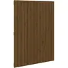 vidaXL Tête de lit murale Marron miel 82,5x3x110 cm Bois massif de pin