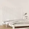 vidaXL Tête de lit murale Blanc 147x3x90 cm Bois massif de pin