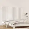 vidaXL Tête de lit murale Blanc 159,5x3x90 cm Bois massif de pin