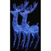 vidaXL Rennes de Noël XXL Acrylique 250 LED 2 pcs 180 cm Bleu