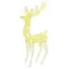 vidaXL Rennes de Noël XXL Acrylique 250 LED 3 pcs 180 cm Blanc chaud