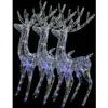 vidaXL Rennes de Noël XXL Acrylique 250 LED 3 pcs 180 cm Multicolore