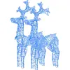 vidaXL Décorations de Noël de renne 2 pcs 60x16x100 cm Acrylique