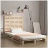 vidaXL Tête de lit murale 96x3x91,5 cm Bois massif de pin