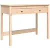 vidaXL Bureau avec tiroirs 100x50x78 cm Bois massif de pin