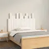 vidaXL Tête de lit murale Blanc 108x3x80 cm Bois massif de pin