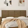 vidaXL Tête de lit murale Marron miel 206x3x63 cm Bois massif de pin