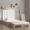 vidaXL Tête de lit murale Blanc 141x3x91,5 cm Bois massif de pin