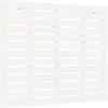 vidaXL Tête de lit murale Blanc 81x3x91,5 cm Bois massif de pin