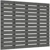 vidaXL Tête de lit murale Gris 81x3x91,5 cm Bois massif de pin