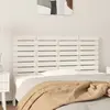 vidaXL Tête de lit murale Blanc 146x3x63 cm Bois massif de pin