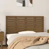 vidaXL Tête de lit murale Marron miel 146x3x63 cm Bois massif de pin